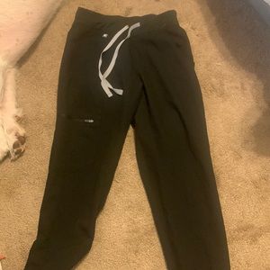 FIGS Black Technical Collection Joggers